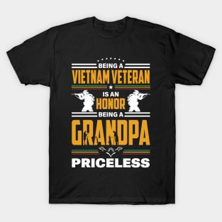 Vietnam Veteran Grandpa T-Shirt